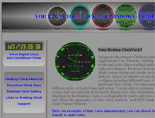 Tablet Screenshot of desktop-clock.eu